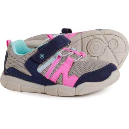 MUNCHKIN Toddler Girls Magno Sneakers in Navy/Pink