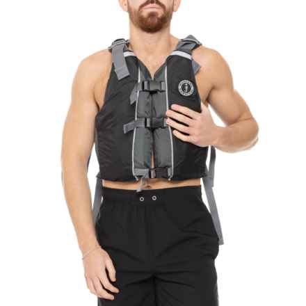 Mustang Survival APF Foam Level 70 PFD Life Jacket (For Men) in Black
