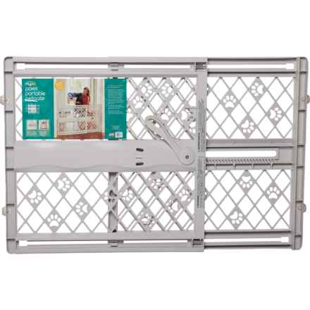 mypet Paws Portable Pet Gate - 26-40x23”, Expandable in Multi