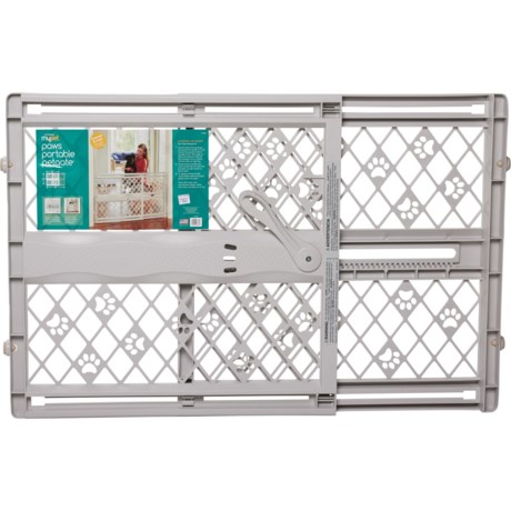 mypet Paws Portable Pet Gate - 26x23”, Expandable in Multi