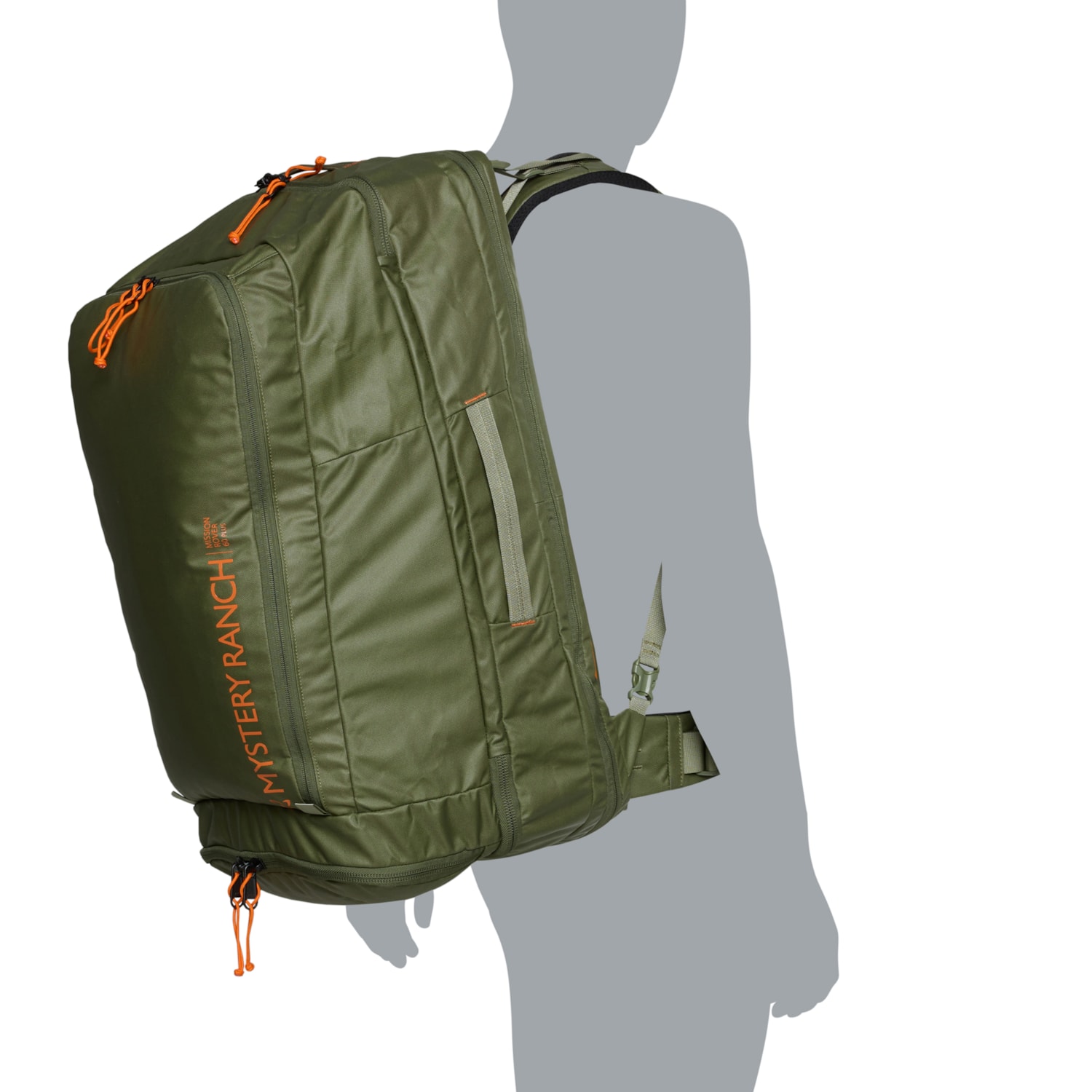 Mystery Ranch Mission Rover Plus 60 L Duffel Backpack Suitcase