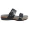 128YV_4 Naot Peach Leather Sandals (For Women)