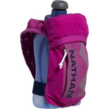 Nathan QuickSqueeze Plus Insulated Handheld Water Bottle - 12 oz. in Magenta/Estate Blue