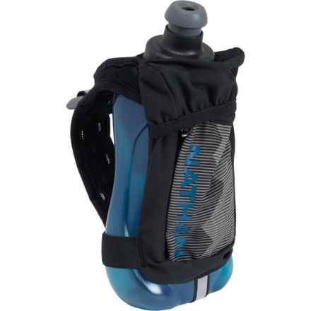 Nathan QuickSqueeze Plus Insulated Handheld Water Bottle - 18 oz. in Black/Marine Blue