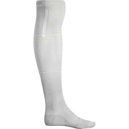 Nathan Speed Compression Socks - Over the Knee (For Men) in Monument Grey