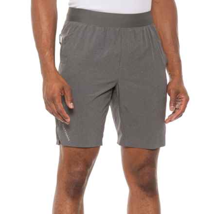Nathan Sports Stride Training Shorts in Charcoal Heather
