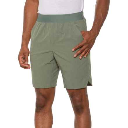 Nathan Sports Stride Training Shorts in Forest Green Heather