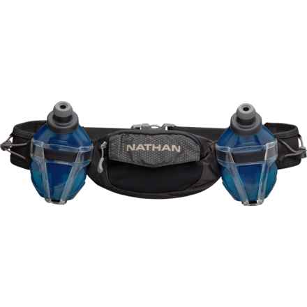 Nathan Trail Mix Plus 2 Hydration Belt with Water Bottles in Black