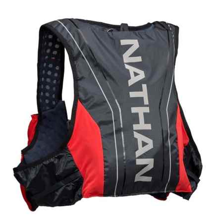 Nathan VaporSwift 4 L Race Hydration Vest - 51 oz. Bladder in Blue Nights/Red