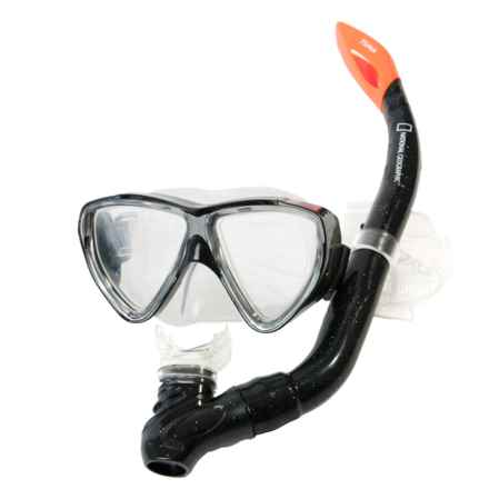 National Geographic Junior Tunny 6 Mask and Snorkel Combo in Black