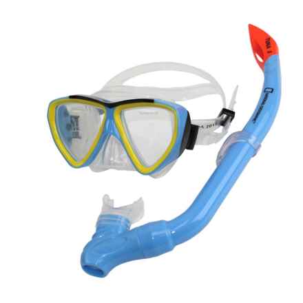 National Geographic Junior Tunny 6 Mask and Snorkel Combo in Blue