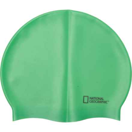 National Geographic Solid Swim Cap (For Boys and Girls) in Jade