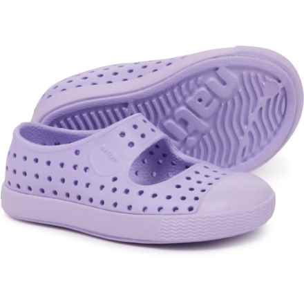 NATIVE Little Girls Juniper Slip-On Shoes in Healing Purple/Taro Purple