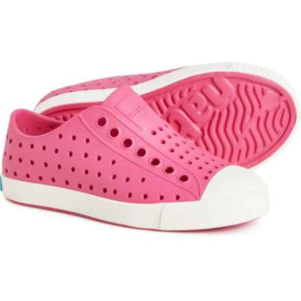 NATIVE Toddler and Little Boys and Girls Jefferson Shoes - Slip-Ons in Hwdpnk/Shlwht