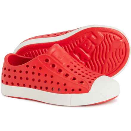NATIVE Toddler and Little Boys and Girls Jefferson Shoes - Slip-Ons in Trchrd/Shlwht