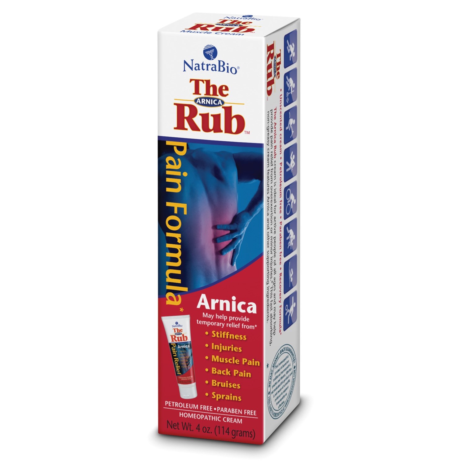 Natrabio The Arnica Rub Pain Formula Rub