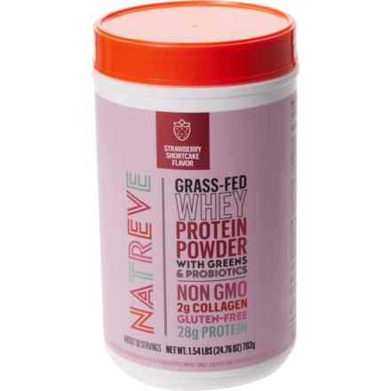 Natreve Strawberry Shortcake Grass-Fed Whey Protein - 1.54 lb. in Multi