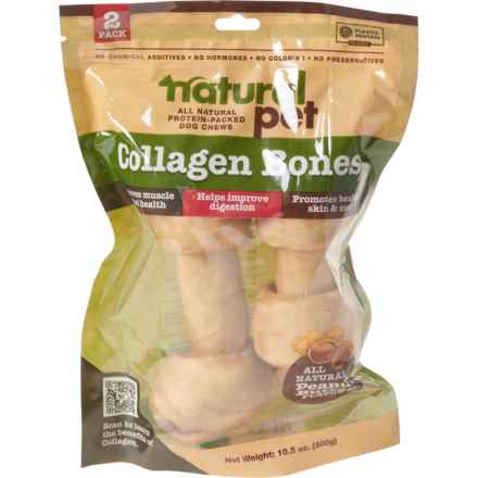 Natural Pet Collagen Bones - 2-Pack in Multi