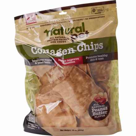 Natural Pet Collagen Chips Dog Chew Treats - 1 lb. in Collagen