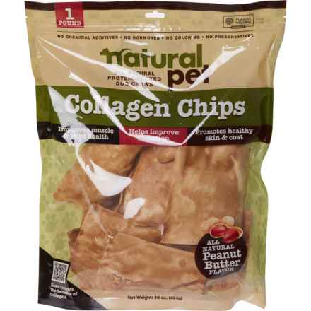 Natural Pet Collagen Chips Dog Chews - 16 oz. in Multi