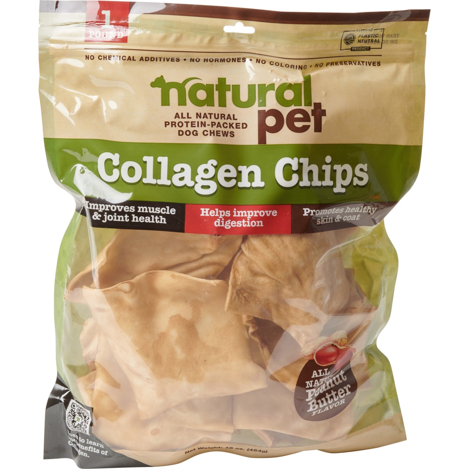Natural Pet Collagen Chips Dog Treats 16 oz. Save 33