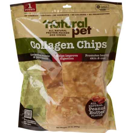 Natural Pet Collagen Chips Dog Treats - 16 oz. in Collagen