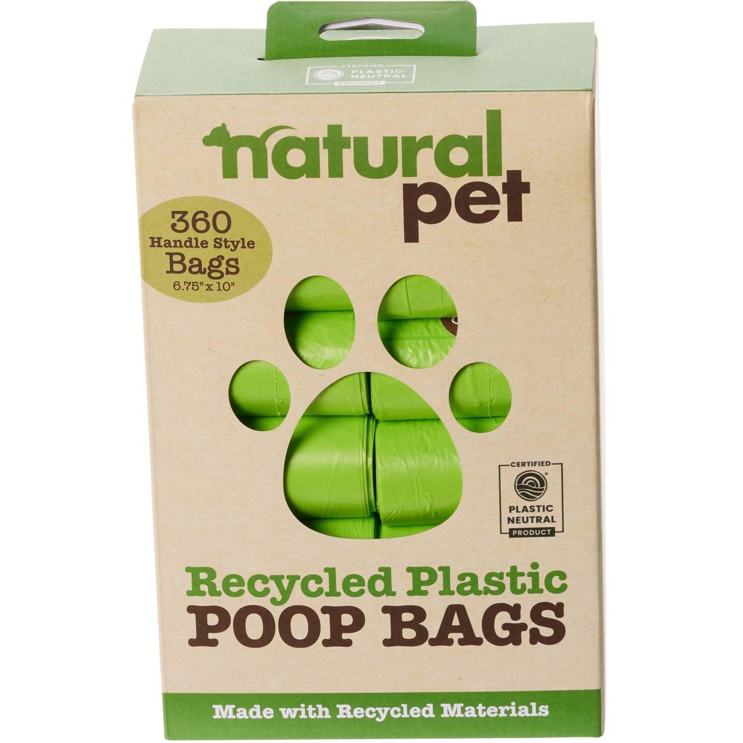 Biodegradable poop bags fashion with handles