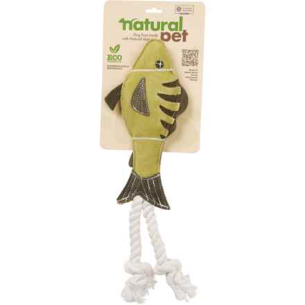 Natural Pet Fish Dog Toy - 15” in Fish