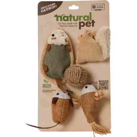 Natural Pet Value-Pack Catnip Cat Toys - 5-Pack in Multi