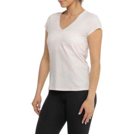NATURAL SKIN Jade T-Shirt - Organic Cotton, Short Sleeve in Powder Pink