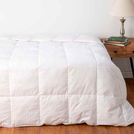Naturally Yours King 300 TC Made in Italy Milano Prestige Down Duvet - White in White