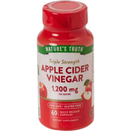 Nature's Truth Apple Cider Vinegar Supplement Capsules - 60-Count in Multi