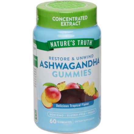 Nature's Truth Ashwagandha Dietary Supplement Gummies - 60-Count in Multi