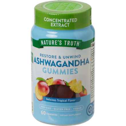 Nature's Truth Ashwagandha Dietary Supplement Gummies - 60-Count in Multi