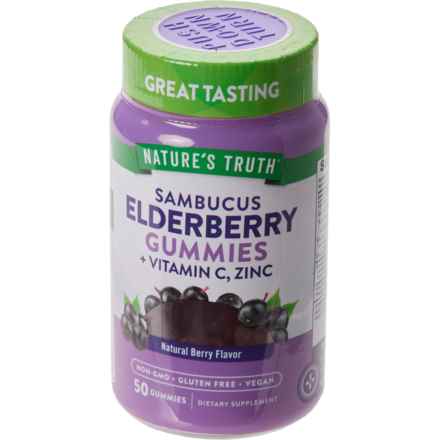 Nature's Truth Elderberry Gummies - 50-Count in Multi