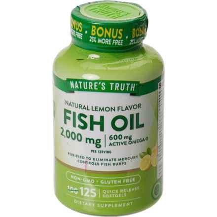 Nature's Truth Fish Oil Softgels - 2000 mg, 125-Count in Multi