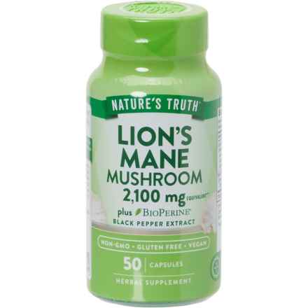 Nature's Truth Lion’s Mane Mushroom Dietary Supplement - 50-Count in Multi