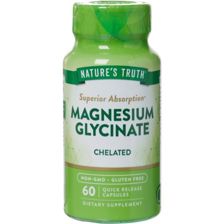 Nature's Truth Magnesium Glycinate Capsules - 60-Count in Multi