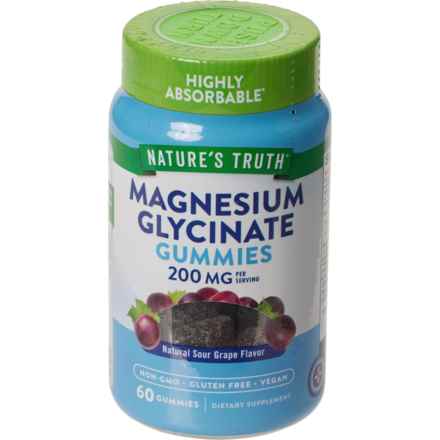 Nature's Truth Magnesium Glycinate Gummies - 60-Count in Multi