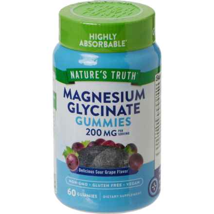Nature's Truth Magnesium Glycinate Gummies - 60-Count in Multi