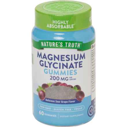 Nature's Truth Magnesium Glycinate Gummies - 60-Count in Multi
