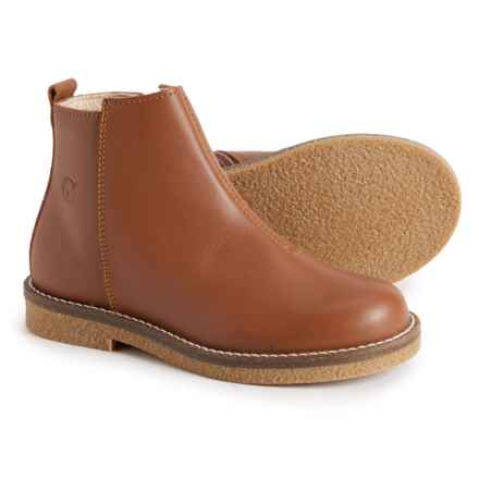 Boys and Girls Dasie Boots  - Leather in Cuoio