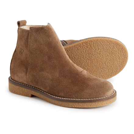 Naturino Boys and Girls Dasie Boots  - Suede in Tobacco