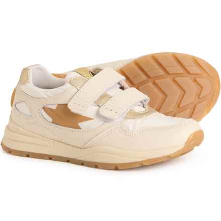 Naturino Boys and Girls Daudi VI Sneakers - Leather in Nylon Milk