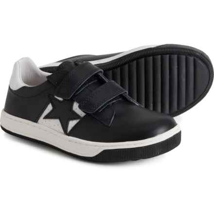 Naturino Boys Andy Sneakers - Leather in Black/White