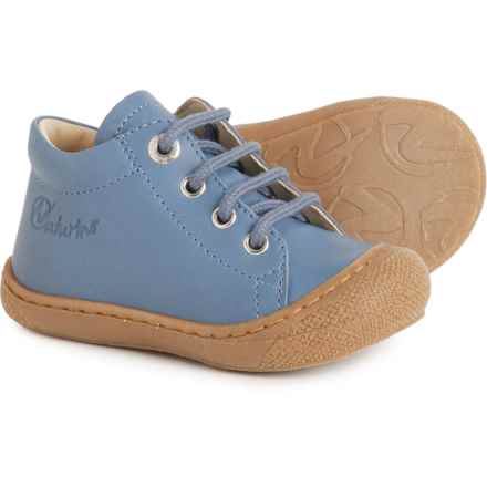 Naturino Boys Cocoon Shoes - Leather in Light Blue