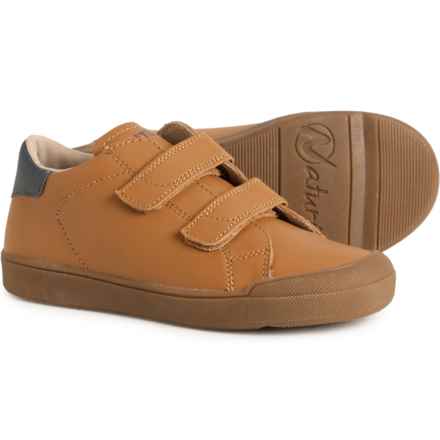 Naturino Boys Eindhoven Sneakers - Leather in Calf Cuoio
