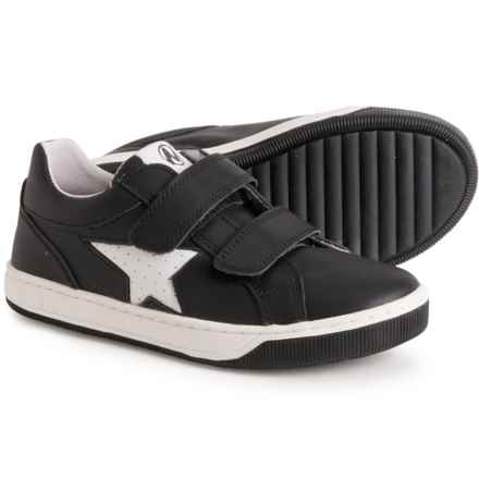 Boys Minds Sneakers - Leather in Black/White