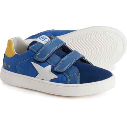 Boys Pinn Sneakers - Leather in Blue