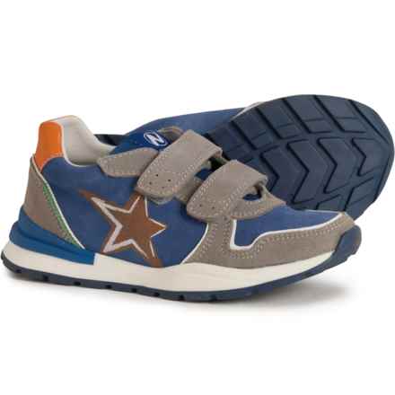 Naturino Boys Roy 2 VL Sneakers - Suede in Grey-Azure